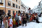 Carnival parade through the city Český Krumlov, 16.2.2010, photo by: Lubor Mrázek