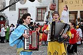 Carnival parade through the city Český Krumlov, 16.2.2010, photo by: Lubor Mrázek