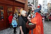 Carnival parade through the city Český Krumlov, 16.2.2010, photo by: Lubor Mrázek