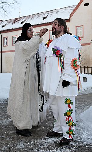 Masopustní průvod městem Český Krumlov, 16.2.2010