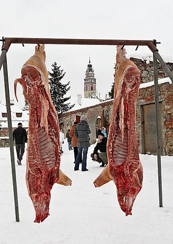 Masopustní veselice, Pivovarská zahrada, Český Krumlov, 13.2.2010