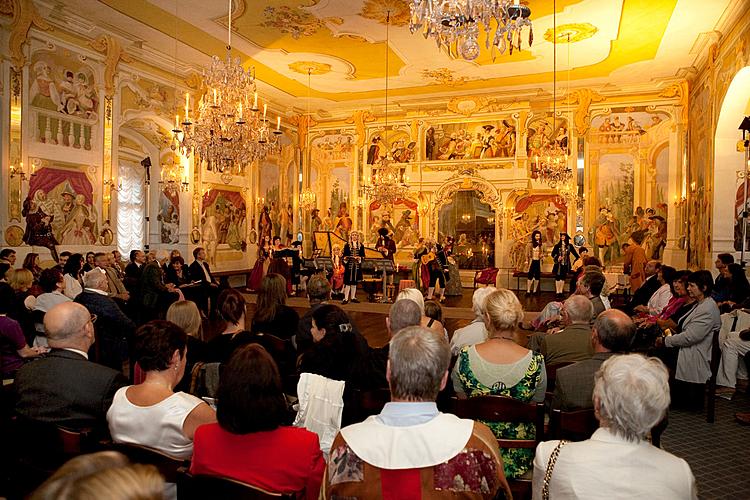 Barocke Nacht auf dem Schloss Český Krumlov ®, 25. und 26.6.2010, Festival der Kammermusik Český Krumlov 2010