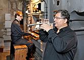 Orgelkonzert - Zdeněk Šedivý (Trompete), Pavel Černý (Orgel), 27.6.2010, Festival der Kammermusik Český Krumlov 2010, Foto: Lubor Mrázek