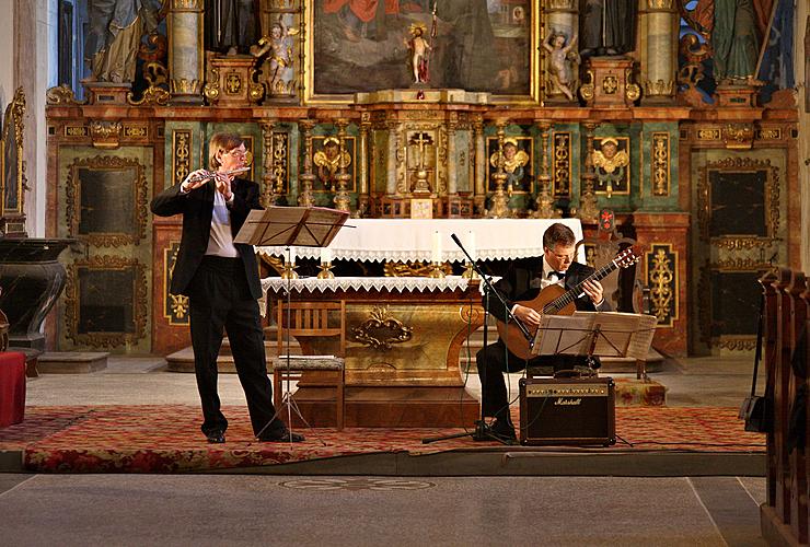 Gran Dueto Concertante - M. Klaus (kytara), J. Riedlbauch (flétna), 27.6.2010, Festival komorní hudby Český Krumlov 2010