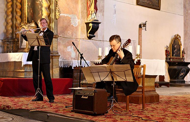 Gran Dueto Concertante - M. Klaus (Gittarre), J. Riedlbauch (Flöte), 27.6.2010, Festival der Kammermusik Český Krumlov 2010