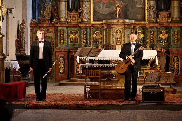 Gran Dueto Concertante - M. Klaus (kytara), J. Riedlbauch (flétna), 27.6.2010, Festival komorní hudby Český Krumlov 2010