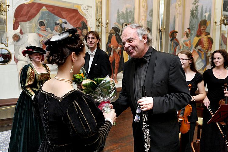 Jiří Hlaváč (Klarinette) a Krumauer Kammerorchester, 30.6.2010, Festival der Kammermusik Český Krumlov 2010