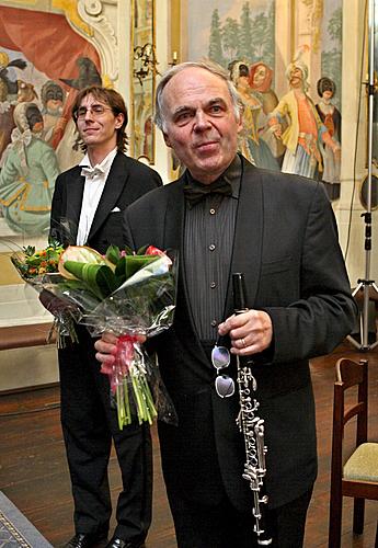 Jiří Hlaváč (klarinet) a Krumlovský komorní orchestr, 30.6.2010, Festival komorní hudby Český Krumlov 2010