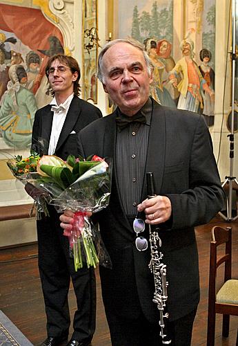 Jiří Hlaváč (Klarinette) a Krumauer Kammerorchester, 30.6.2010, Festival der Kammermusik Český Krumlov 2010