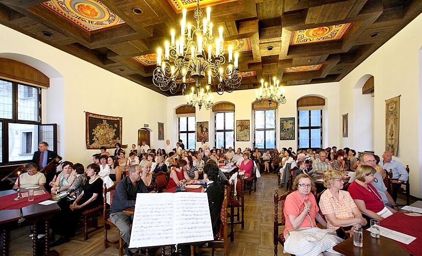 Nokturno - Šárka Havliková (Flöte), Sergey Perepeliatnyk (Klavier), Streichorchester Český Krumlov, 4.7.2010, Festival der Kammermusik Český Krumlov 2010