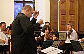 Nokturno - Šárka Havliková (flétna), Sergey Perepeliatnyk (klavír), Smyčcový orchestr Český Krumlov, 4.7.2010, Festival komorní hudby Český Krumlov 2010, foto: Lubor Mrázek