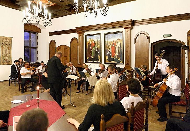 Nokturno - Šárka Havliková (Flöte), Sergey Perepeliatnyk (Klavier), Streichorchester Český Krumlov, 4.7.2010, Festival der Kammermusik Český Krumlov 2010