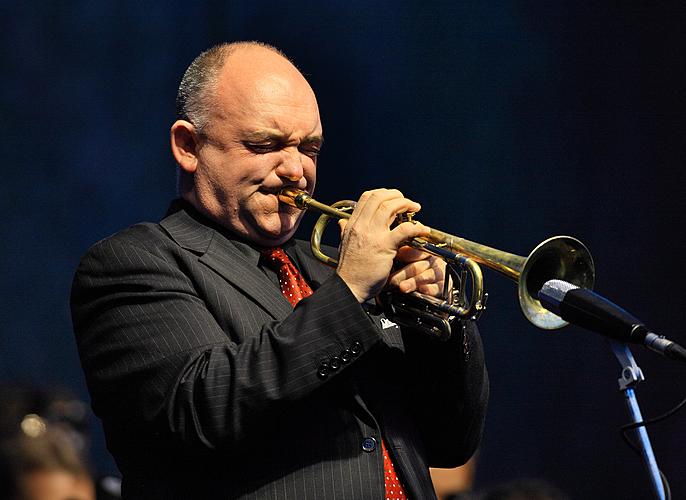 World Jazz Stars, James Morrison - trumpet, CBC Big Band, 24.7.2010, 19th International Music Festival Český Krumlov