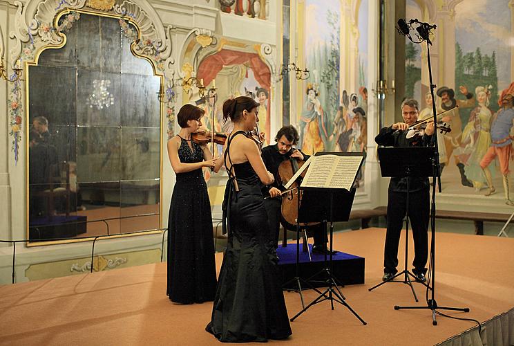 Škampa Quartet - Kammerkonzert, 29.7.2010, 19. Internationales Musikfestival Český Krumlov