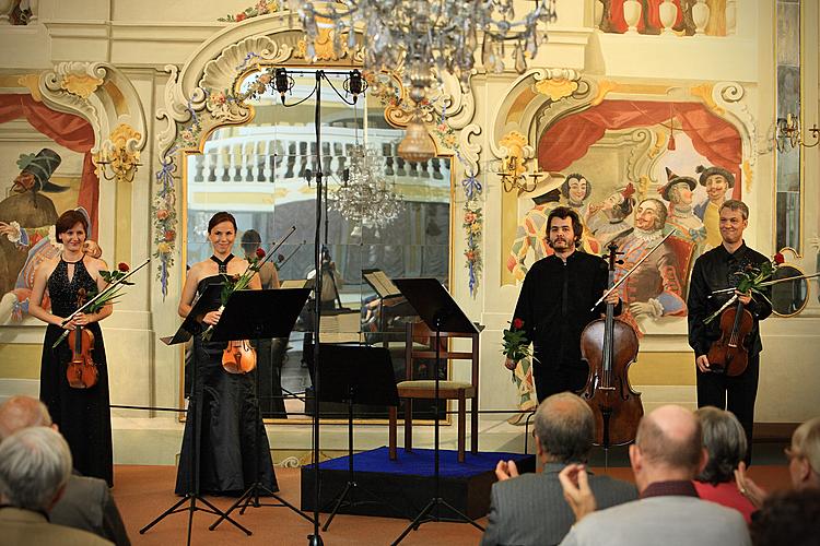 Škampa Quartet - chamber concert, 29.7.2010, 19th International Music Festival Český Krumlov