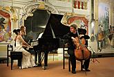 Tomáš Jamník - Violoncello, Hyejin Kim - Klavier, 5.8.2010, 19. Internationales Musikfestival Český Krumlov, Quelle: Auviex, s.r.o., Foto: Libor Sváček