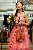 Yookyung Kang - Violin, Marek Zvolánek - Trumpete, Neues Collegium des Tschechisches Rundfunk Sinfonieorchesters, 13.8.2010, 19. Internationales Musikfestival Český Krumlov, Quelle: Auviex, s.r.o., Foto: Libor Sváček