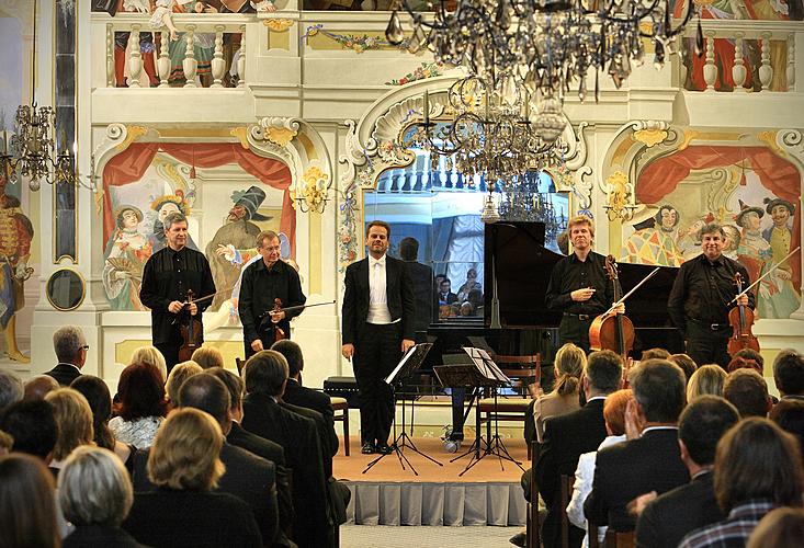 Pocta Chopinovi: Jan Simon - klavír, Pražákovo kvarteto, 20.8.2010