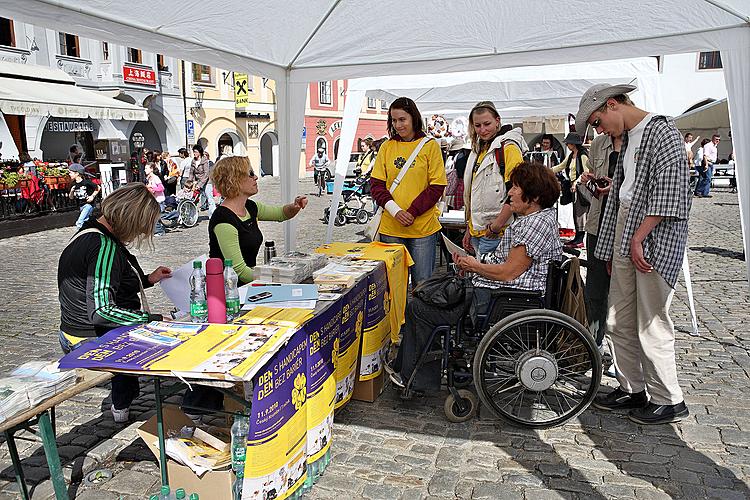 Disability Day - Day without Barriers Český Krumlov, 11.9.2010