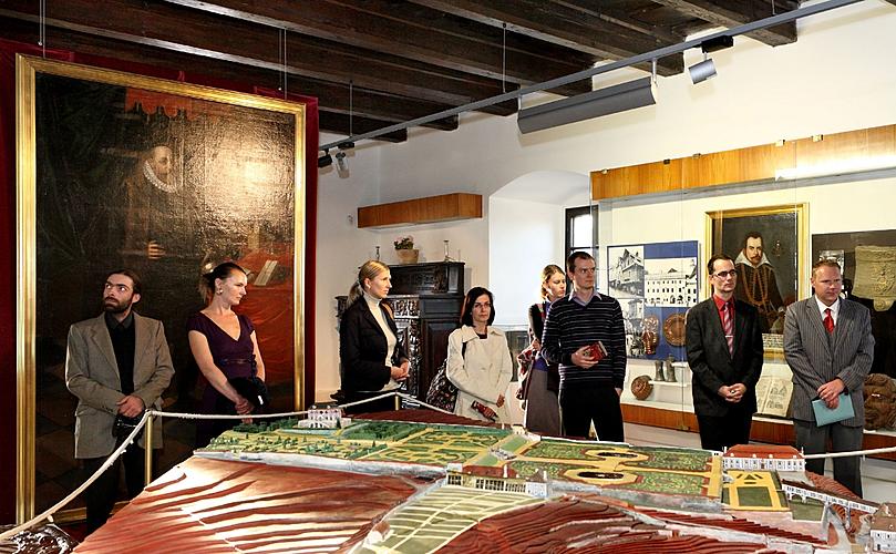 Opening of the exhibition Story of the Town of Český Krumlov, Regional Museum Český Krumlov, 22. September 2010