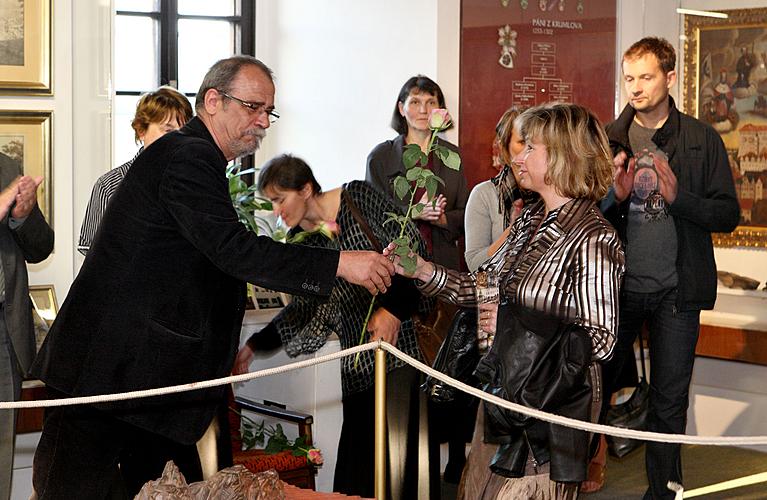 Opening of the exhibition Story of the Town of Český Krumlov, Regional Museum Český Krumlov, 22. September 2010