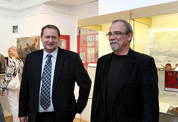 Opening of the exhibition Story of the Town of Český Krumlov, Regional Museum Český Krumlov, 22. September 2010