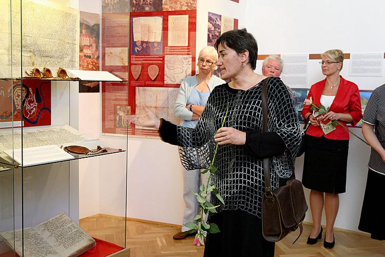 Opening of the exhibition Story of the Town of Český Krumlov, Regional Museum Český Krumlov, 22. September 2010