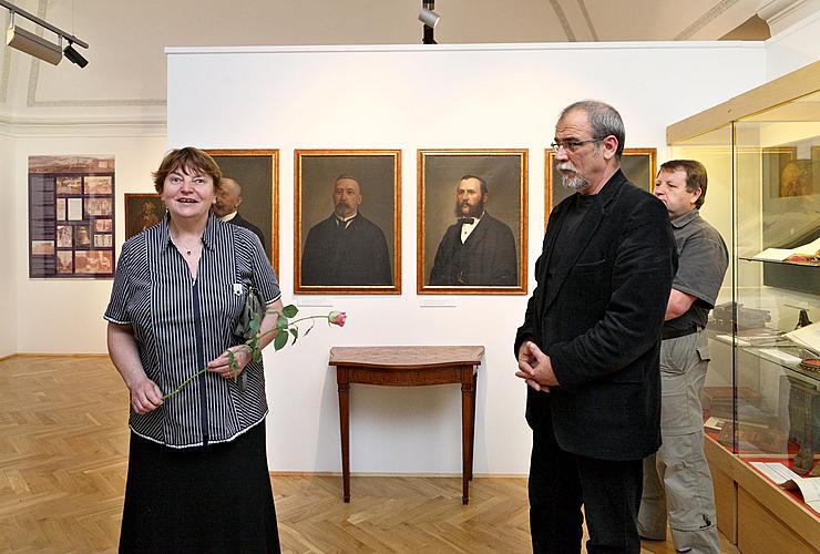 Opening of the exhibition Story of the Town of Český Krumlov, Regional Museum Český Krumlov, 22. September 2010