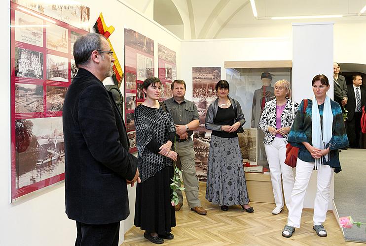 Opening of the exhibition Story of the Town of Český Krumlov, Regional Museum Český Krumlov, 22. September 2010