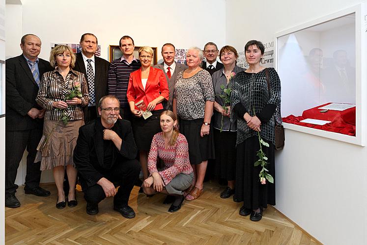 Opening of the exhibition Story of the Town of Český Krumlov, Regional Museum Český Krumlov, 22. September 2010