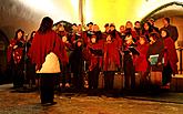 Musikalisch poetische Eröffnung des Advents, verbunden mit der Beleuchtung des Weihnachtsbaums, Stadtplatz Náměstí Svornosti, Český Krumlov, 28.11.2010, Foto: Lubor Mrázek