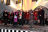 Musical and poetic Advent opening and lighting of the christmas tree, Where: Square Náměstí Svornosti, Český Krumlov, 28.11.2010, photo by: Lubor Mrázek