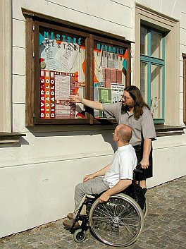 Information ahead of visit of the Český Krumlov Municipal Theatre, foto: Lubor Mrázek 
