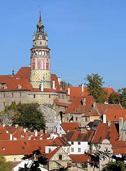 The Castle Tower and Little Castle in Český Krumlov, foto: Lubor Mrázek 