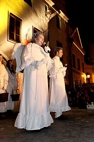 2. adventní neděle - Sv. Mikuláš, Advent a Vánoce v Českém Krumlově 2010