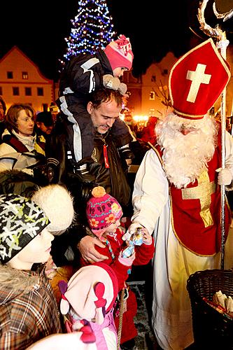 2. adventní neděle - Sv. Mikuláš, Advent a Vánoce v Českém Krumlově 2010