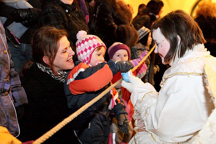 2. adventní neděle - Sv. Mikuláš, Advent a Vánoce v Českém Krumlově 2010