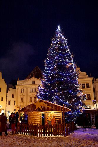 4th Advent Sunday - Baby Jesus´ Post Office at the Golden Angel, Advent and Christmas in Český Krumlov 2010