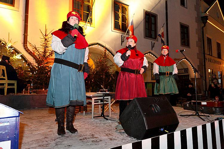 4. Adventssonntag - Jesuleins Postamt zum Goldenen Engel, Advent und Weihnachten in Český Krumlov 2010