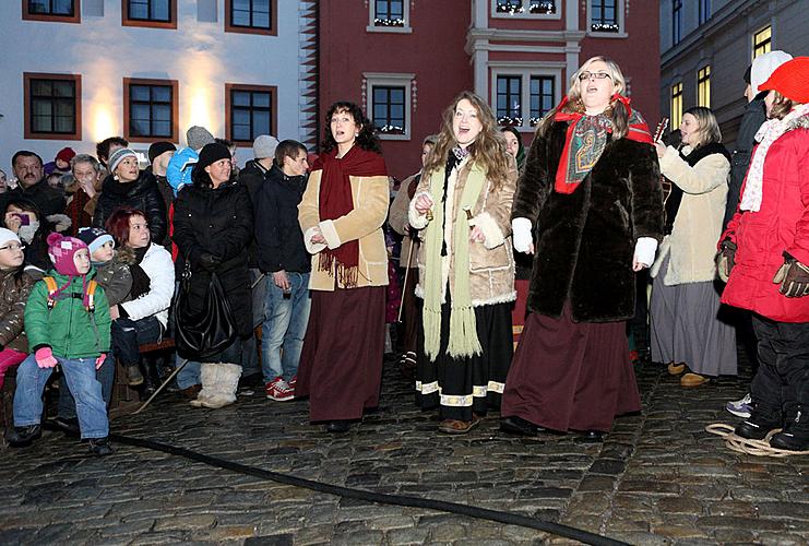 Lebende Krippe, Advent und Weihnachten in Český Krumlov 2010