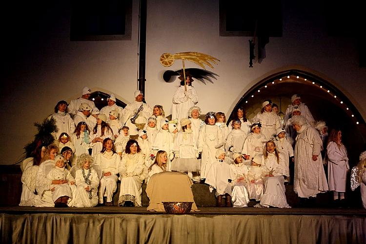 Lebende Krippe, Advent und Weihnachten in Český Krumlov 2010