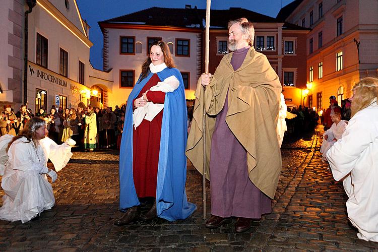 Lebende Krippe, Advent und Weihnachten in Český Krumlov 2010