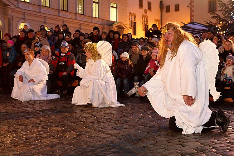 Lebende Krippe, Advent und Weihnachten in Český Krumlov 2010