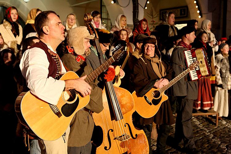 Lebende Krippe, Advent und Weihnachten in Český Krumlov 2010