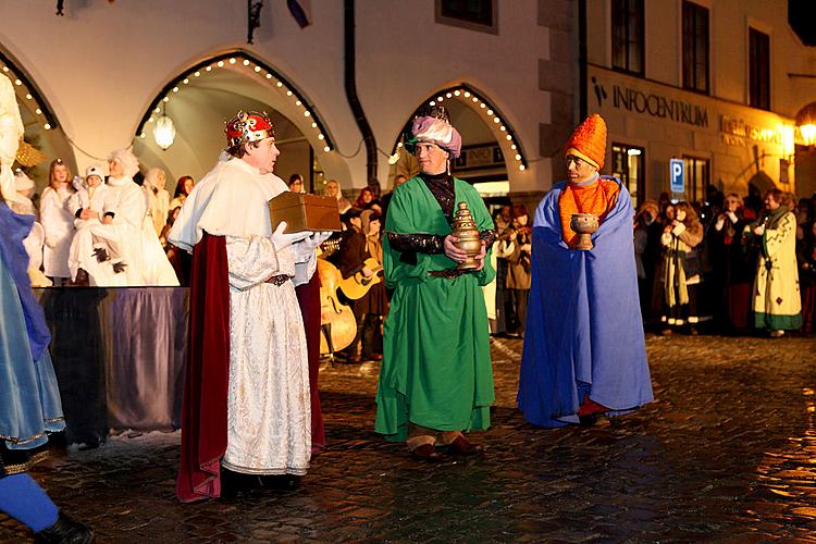 Lebende Krippe, Advent und Weihnachten in Český Krumlov 2010