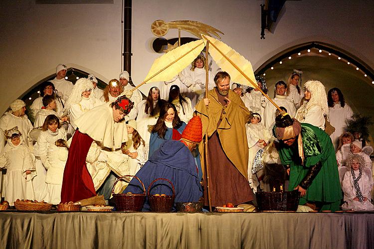 Lebende Krippe, Advent und Weihnachten in Český Krumlov 2010