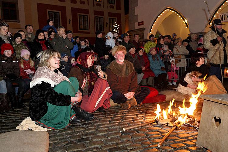 Lebende Krippe, Advent und Weihnachten in Český Krumlov 2010