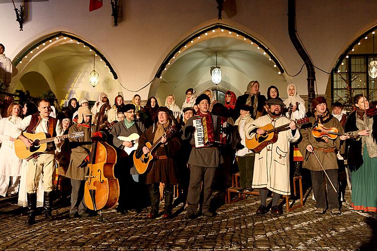 Lebende Krippe, Advent und Weihnachten in Český Krumlov 2010