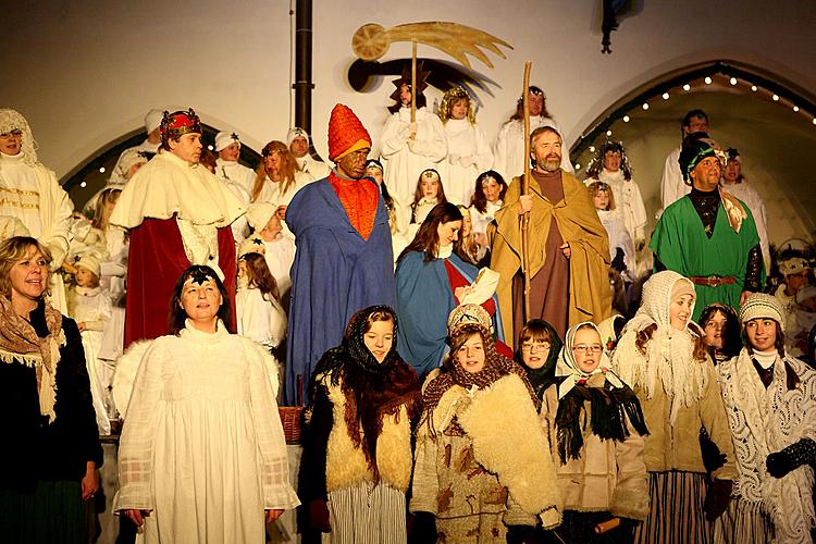 Lebende Krippe, Advent und Weihnachten in Český Krumlov 2010