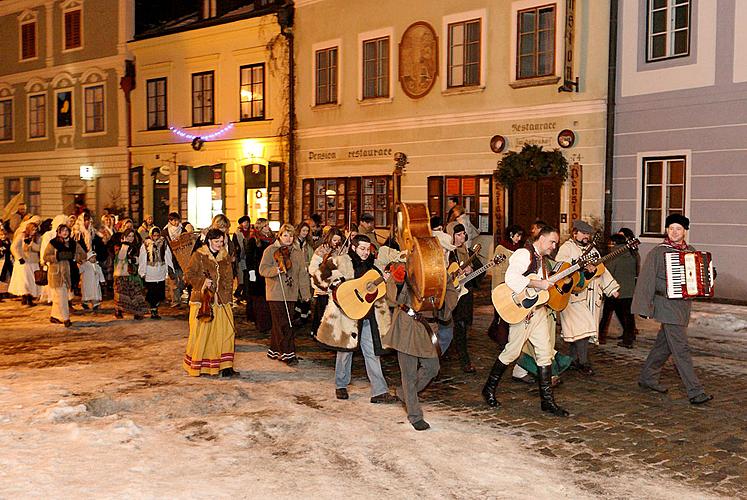 Lebende Krippe, Advent und Weihnachten in Český Krumlov 2010